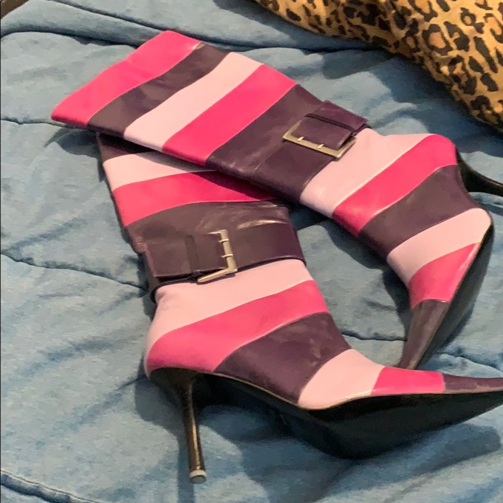 Purple-Violet-Lavender Fashion Boot